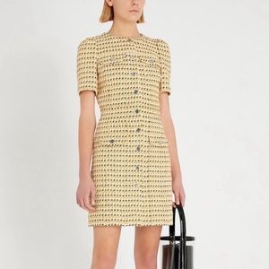 COPY - Maje tweed yellow dress size 36 EU
